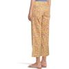 image:imageToadampCo Womens Earthworks Wide Leg Crop PantsStraw Ditsy Print