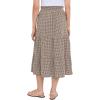 image:imageToadampCo Womens Sunkissed Tiered Midi SkirtAlmond Pattern Texture