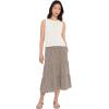 image:imageToadampCo Womens Sunkissed Tiered Midi SkirtAlmond Pattern Texture