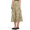 image:imageToadampCo Womens Sunkissed Tiered Midi SkirtBarley Daisy Field Print
