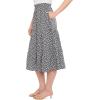 image:imageToadampCo Womens Sunkissed Tiered Midi SkirtBlack and Salt Print