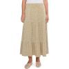 image:imageToadampCo Marigold Tiered Midi SkirtGold Print