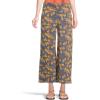 image:imageToadampCo Womens Chaka Wide Leg Crop PantsBlue Shadow Daisy Print