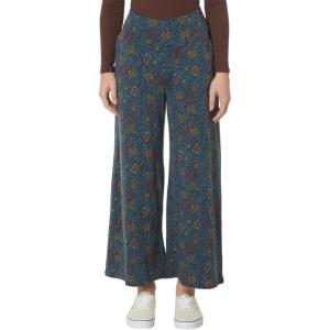 image:imageToadampCo Womens Chaka Wide Leg Crop PantsTrue Navy Flower Print