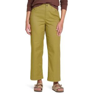 image:imageToadampCo Womens Earthworks Wide Leg Crop PantsGreen Moss