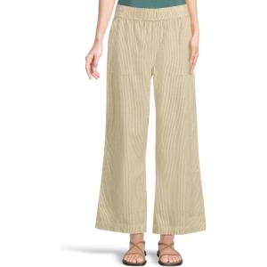 image:imageToadampCo Womens Taj Hemp Wide Leg PantsBarley Railroad Stripe