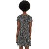 image:imageToadampCo Freesia Wrap Short Sleeve DressBlackSalt Print