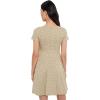 image:imageToadampCo Freesia Wrap Short Sleeve DressGold Print