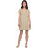 image:imageToadampCo Freesia Wrap Short Sleeve DressGold Print
