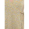 image:imageToadampCo Freesia Wrap Short Sleeve DressGold Print