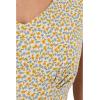 image:imageToadampCo Rose Midi Short Sleeve DressGold Print