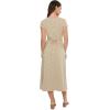image:imageToadampCo Rose Midi Short Sleeve DressGold Print