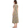 image:imageToadampCo Rose Midi Short Sleeve DressNorth Shore Lily Print
