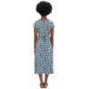 image:imageToadampCo Rose Midi Short Sleeve DressPacific Blue Print
