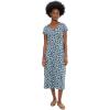 image:imageToadampCo Rose Midi Short Sleeve DressPacific Blue Print