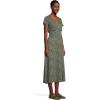 image:imageToadampCo Rose Midi Short Sleeve DressTrue Navy Retro Print