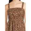 image:imageToadampCo Taj Hemp Tiered Midi Sleeveless DressChestnut Floral Print