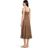 image:imageToadampCo Taj Hemp Tiered Midi Sleeveless DressChestnut Floral Print