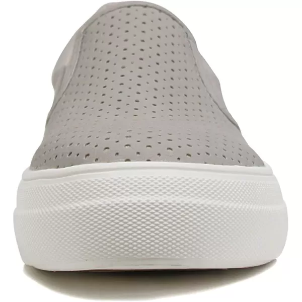 Soda Croft  Slip On Perforated Double Layer Foam Padded Cushion Sock Fashion SneakersLight Grey