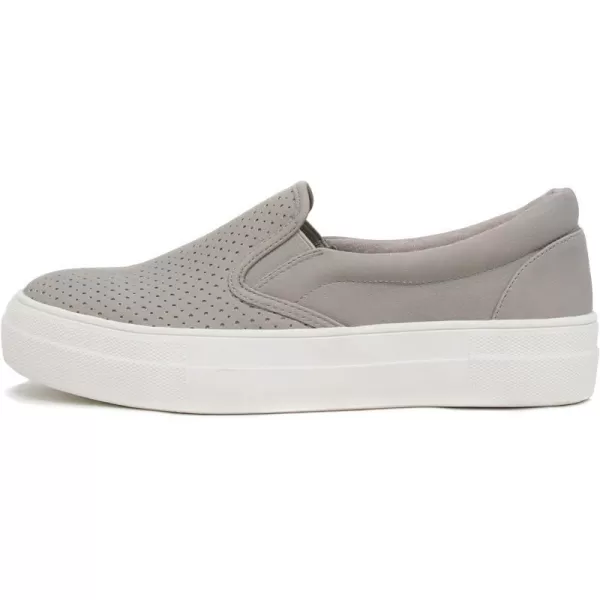 Soda Croft  Slip On Perforated Double Layer Foam Padded Cushion Sock Fashion SneakersLight Grey