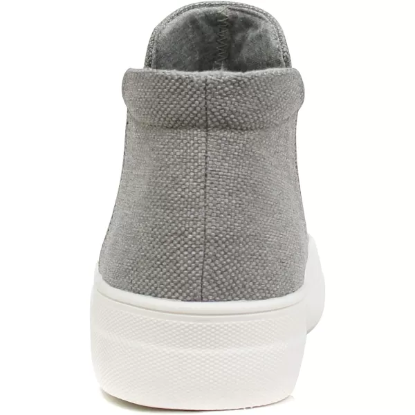 Soda Woods  Slip On High Top Twin Gore Double Layer Foam Padded Cushion Sock Fashion SneakersGrey