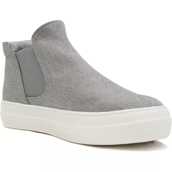 Soda Woods  Slip On High Top Twin Gore Double Layer Foam Padded Cushion Sock Fashion SneakersGrey