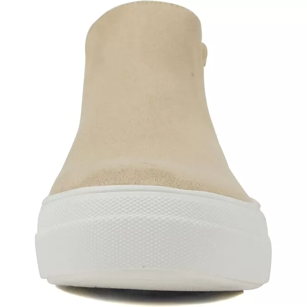 Soda Woods  Slip On High Top Twin Gore Double Layer Foam Padded Cushion Sock Fashion SneakersOatmeal Imit Suede