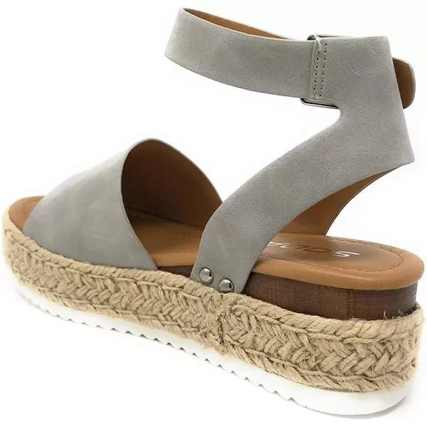 Vintage Espadrille Jute Wrap Flatform Flat Sandal Shark Tooth Eva Outsole 65 M US Dusty GrayVintage Espadrille Jute Wrap Flatform Flat Sandal Shark Tooth Eva Outsole 65 M US Dusty Gray