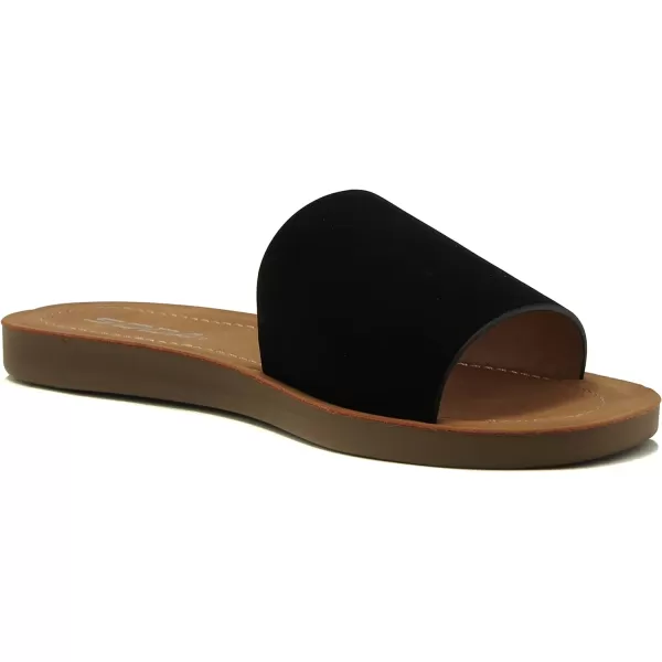 Soda EFRON Womens Casual Slip On SandalsBlackefron