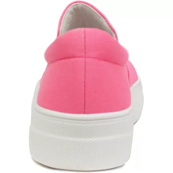 Soda Hike Slip On Double Layer Foam Padded Cushion Sock Fashion SneakersNeon Pink