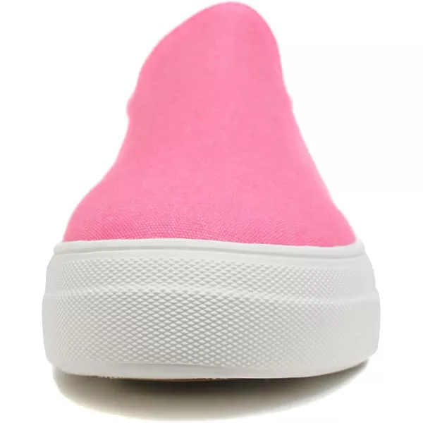 Soda Hike Slip On Double Layer Foam Padded Cushion Sock Fashion SneakersNeon Pink