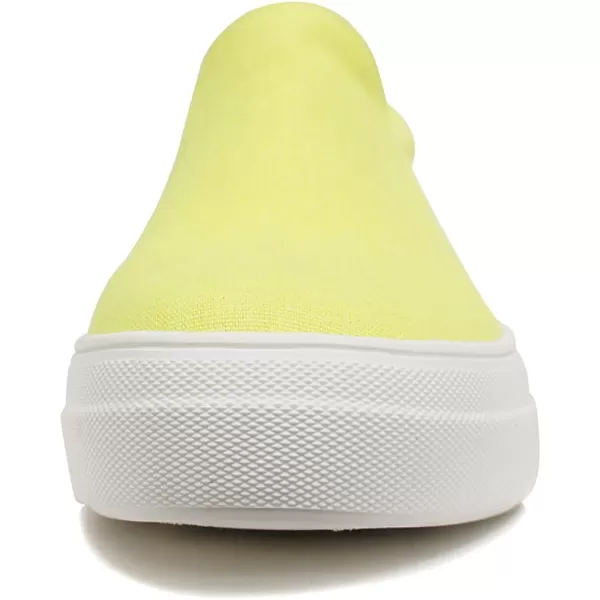 Soda Hike Slip On Double Layer Foam Padded Cushion Sock Fashion SneakersNeon Yellow