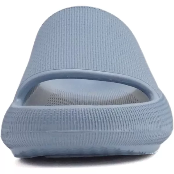 Soda MARSHMALLOW  Women Feather Recovery Slide Open Toe Lightweight Comfort Cushion SandalBlue Eva