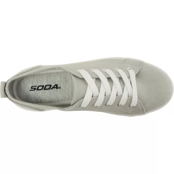 Soda Petal  Women Double Deck Bottom Sole Fashion Sneakers with Padded Comfortable SockLgrey