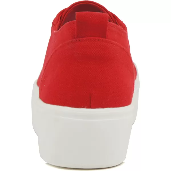 Soda Petal  Women Double Deck Bottom Sole Fashion Sneakers with Padded Comfortable SockRed