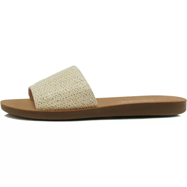 Soda EFRON Womens Casual Slip On SandalsRaffia Nudeefron