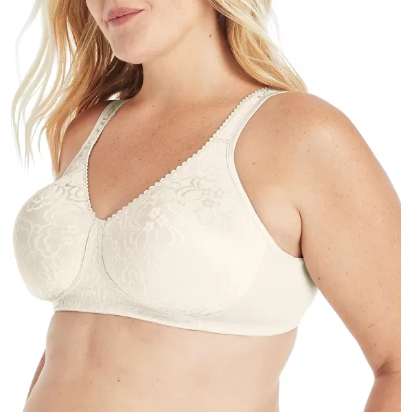 PLAYTEX Women's 18-Hour Ultimate Lift Wireless Full-Coverage Bra with Everyday Comfort, Single &amp; 2-Pack