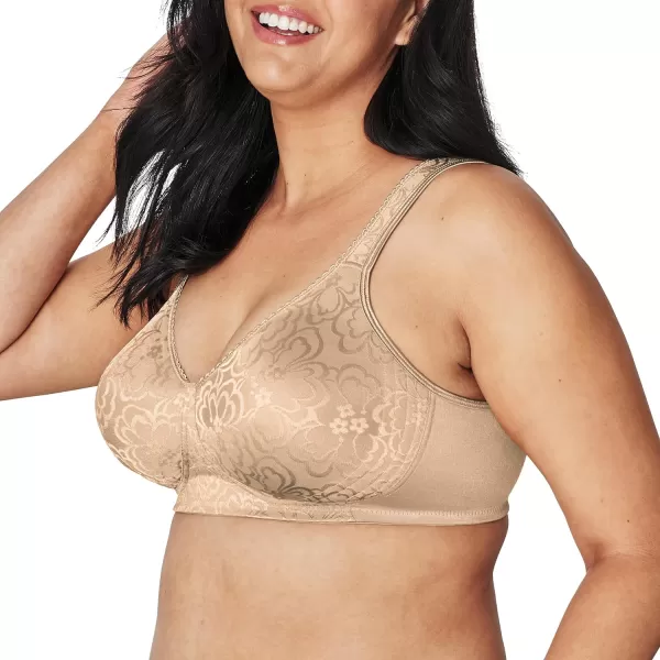 PLAYTEX Women's 18-Hour Ultimate Lift Wireless Full-Coverage Bra with Everyday Comfort, Single &amp; 2-Pack