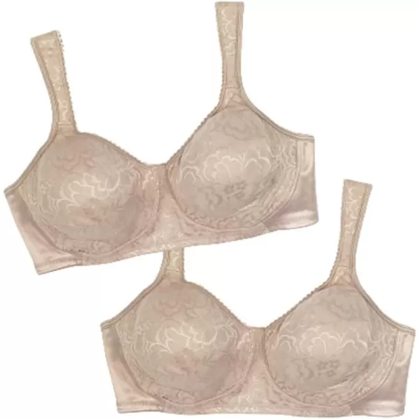 PLAYTEX Women's 18-Hour Ultimate Lift Wireless Full-Coverage Bra with Everyday Comfort, Single &amp; 2-Pack