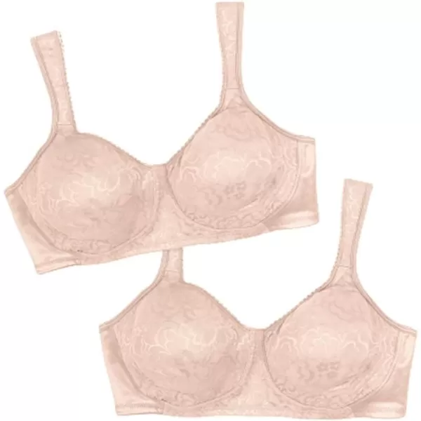 PLAYTEX Women's 18-Hour Ultimate Lift Wireless Full-Coverage Bra with Everyday Comfort, Single &amp; 2-Pack
