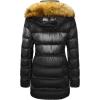 imageSzory Womens Winter Down Thicken Jacket Puffer Parka Coat with Removable Fur HoodShine Black