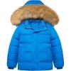 imageSzory Boys Thicken Parka Coat Winter Warm Jacket with Removable Fur Hood