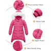 imageSzory Girls Thicken Parka Coat Winter Warm Jacket with Removable Fur Hood