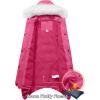 imageSzory Girls Thicken Parka Coat Winter Warm Jacket with Removable Fur Hood