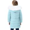 imageSzory Girls Winter Warm Thicken Coats Windproof long Jackets with Removable Fur trim