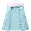 imageSzory Girls Winter Warm Thicken Coats Windproof long Jackets with Removable Fur trim