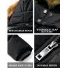 imageSzory Womens Down Jacket Winter Long Puffer Parka Coat with Removable Fur Hood