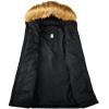 imageSzory Womens Down Jacket Winter Long Puffer Parka Coat with Removable Fur Hood