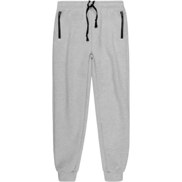 BIG ELEPHANT Kids Sweatpants with Zipper Pockets &amp; Drawstring, Soft Youth Active Athletic Casual Jogger Pants for Boys Girls