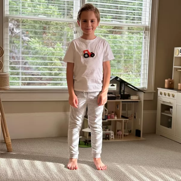 BIG ELEPHANT Kids Sweatpants, Boys Girls Joggers with Pockets &amp; Drawstring for Age 3-16 Years